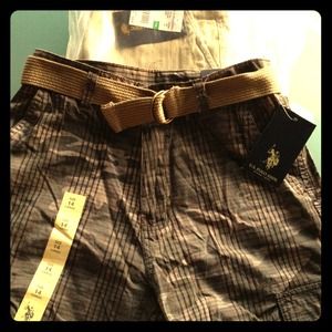 Boys Polo Cargo Shorts