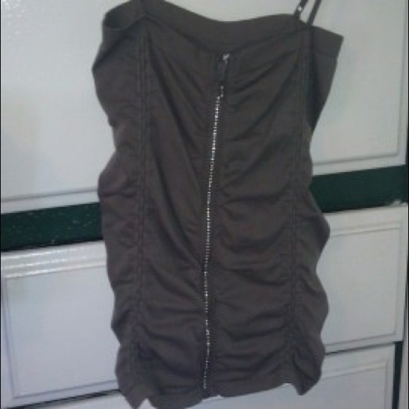 Sexy zipper top