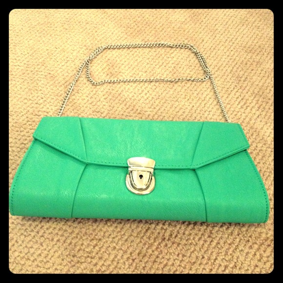 Green clutch/purse