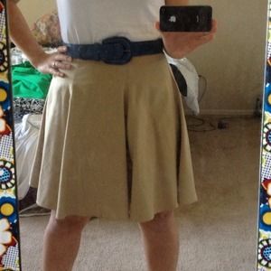 Reserved for sequinsloveglam: Khaki A line skirt