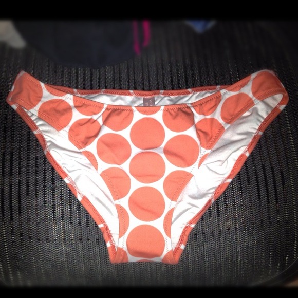 VS coral polka dot bottom