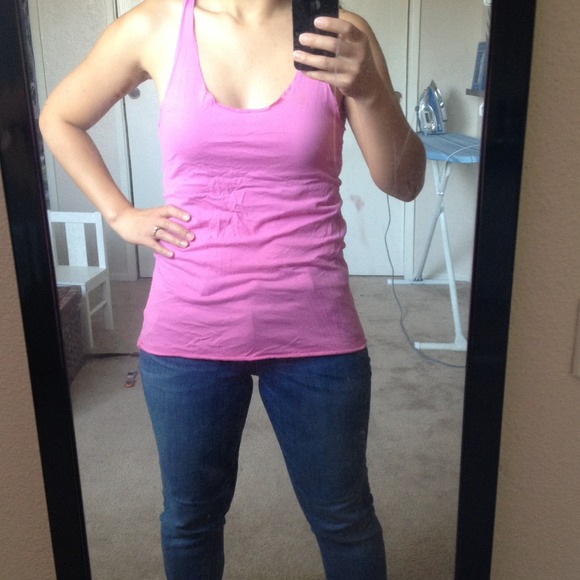 SOLD!!! Pink Racer back tank