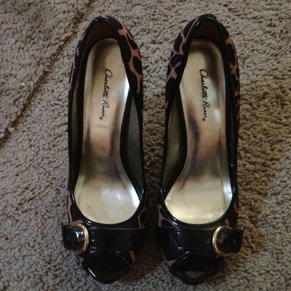 Charlotte Russe printed heels