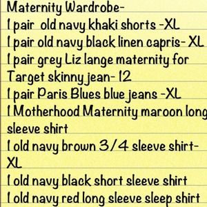 XL Maternity Wardrobe