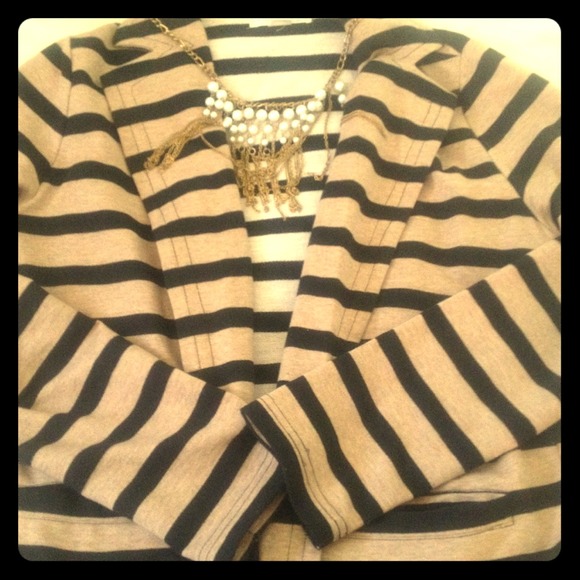 Striped blazer