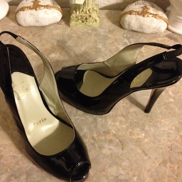 Christian Louboutin - Patent Slingback Pump