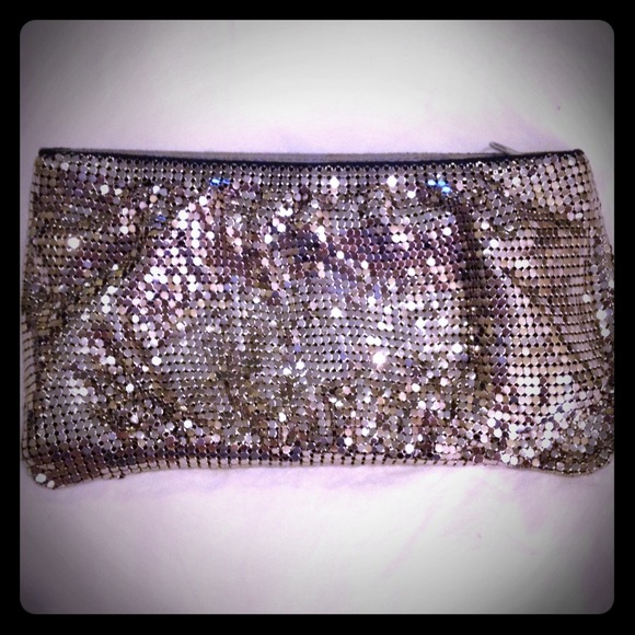 Silver BCBGMaxAzaria Clutch
