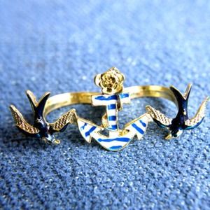 Jewelry - Anchors Away Double Ring Jewelry - Anchors Away Double Ring