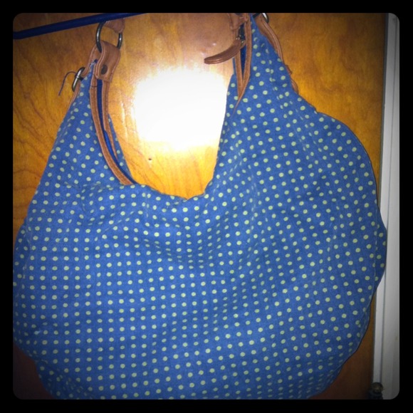 Denim hobo bag. One strap . Great condition .