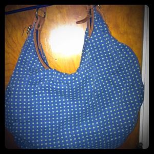 Denim hobo bag. One strap . Great condition .