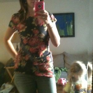 Reserved BOGO Floral tee