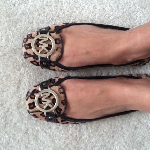 Michael Kors Leopard Flats