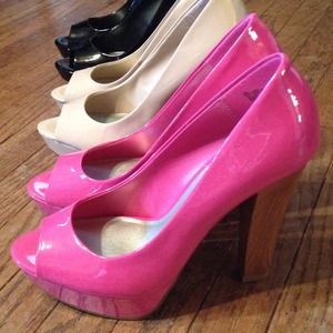 Super cute pink high heels