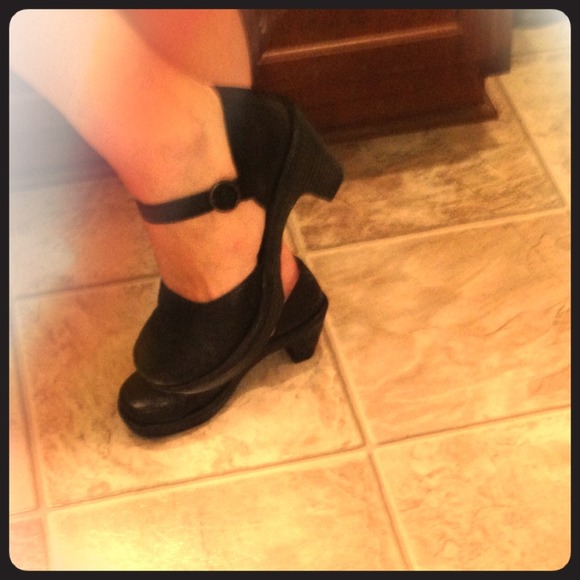 Born Black maryjanes shoes sandals uniform shoe 8