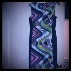 Cute Multi Print Dress.