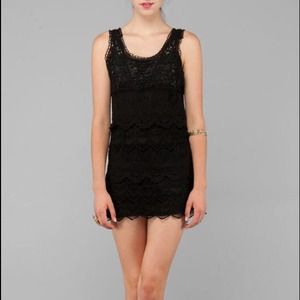 REDUCED Black Crochet Dress