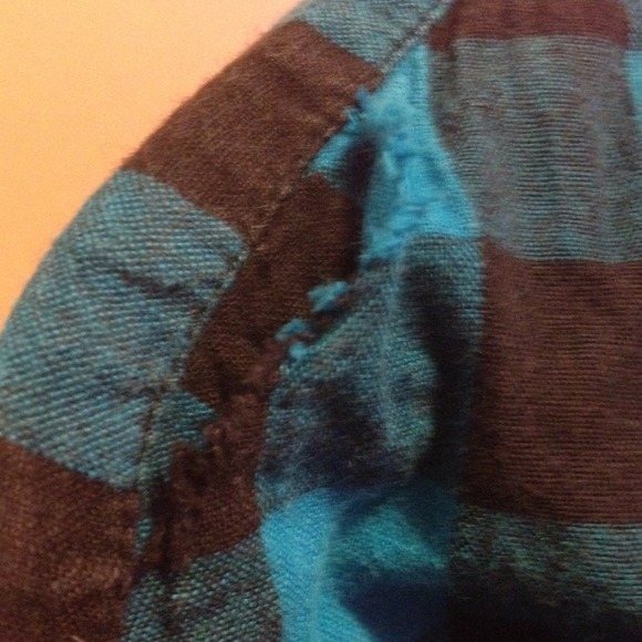 Blue Plaid Shirt - Picture 2 of 2