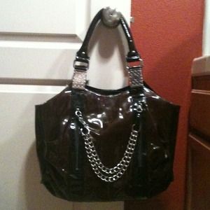 Handbags - NWT Brown/black Patent Leather Bag Handbags - NWT Brown/black Patent Leather Bag