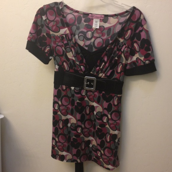 NWOT. Maroon dressy top
