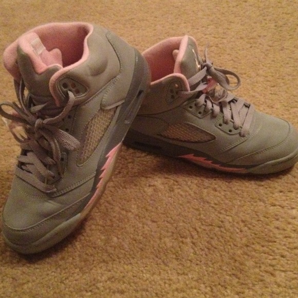 Pink and grey retros