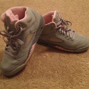 Pink and grey retros