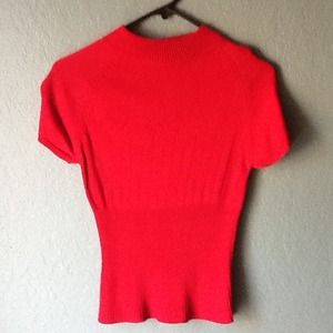 Red BCBG sweater