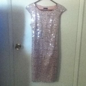 Pink glitter dress