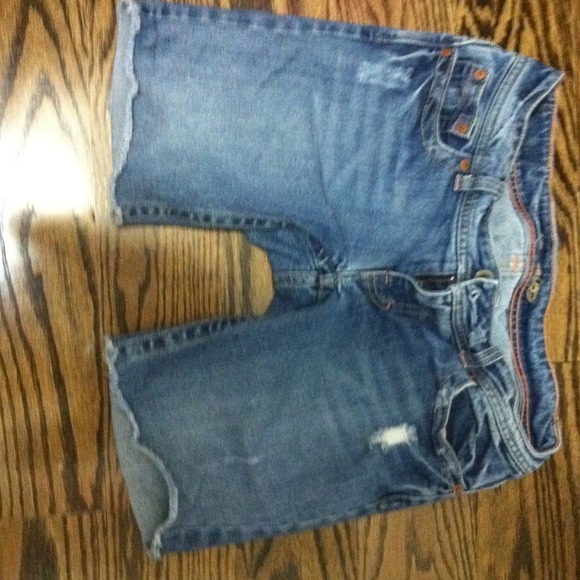 American eagle bermudas with a few rips