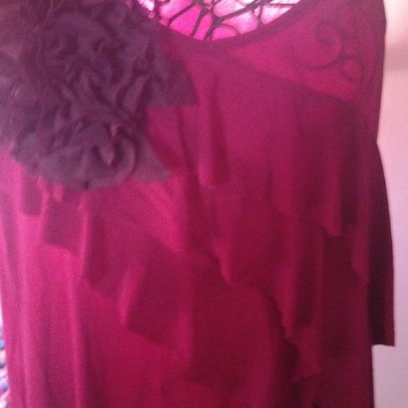Asymmetrical Ruffle Dress - Picture 3 of 3