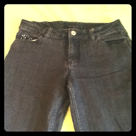 5 pocket, vintage black, designed flare jeans