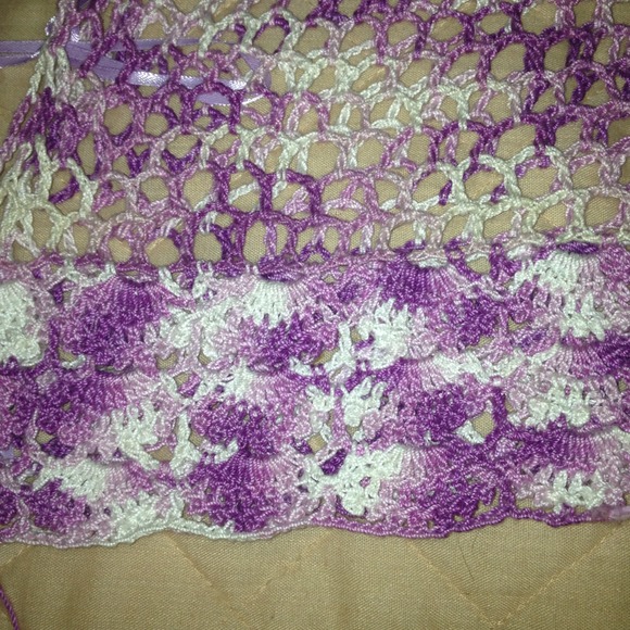 ๐SOLD IN A BUNDLE๐ Hand crocheted tank top - Picture 2 of 2