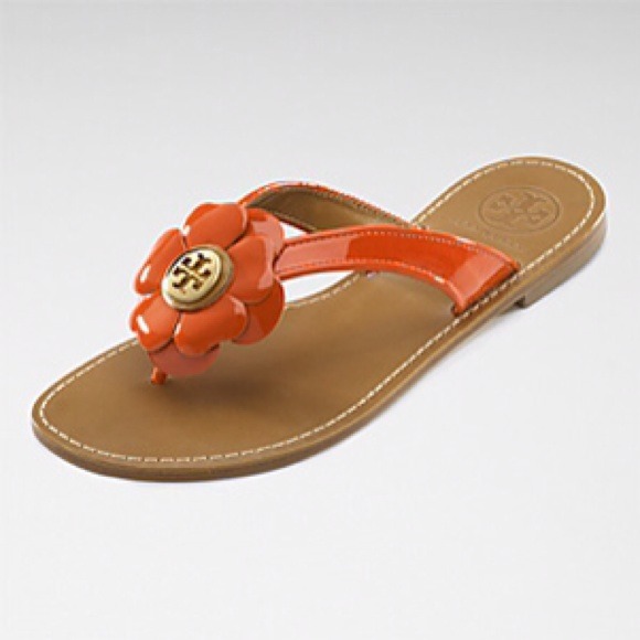 Tory Burch "Breely" Red Patent Leather  sandal