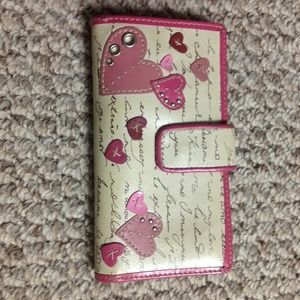 Fossil wallet with hearts🚫RESERVED🚫