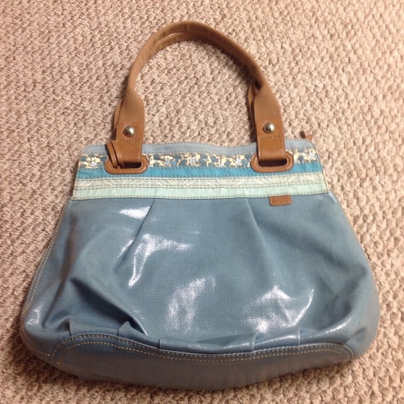 Sea blue FOSSIL key purse@sfleavitt RESERVED