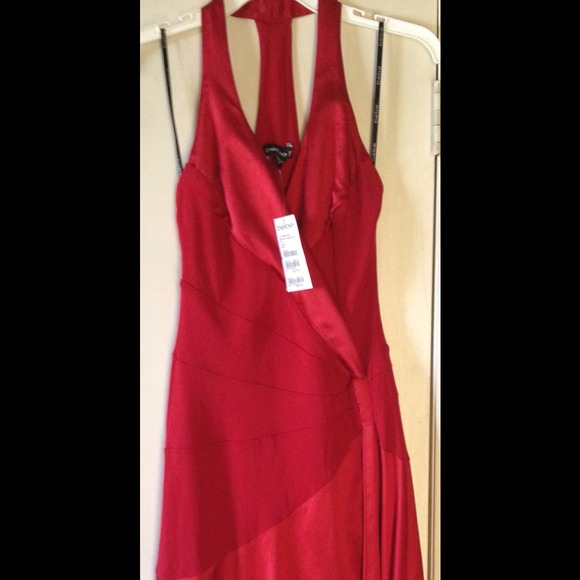 bebe T-Back red dress - Picture 1 of 4
