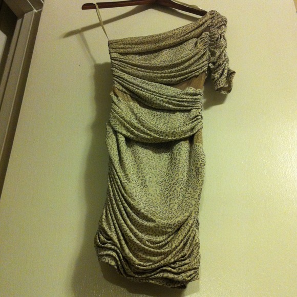 💢REDUCED💢Body con dress with mesh sides😳 - Picture 1 of 3
