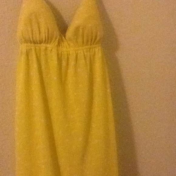 Love rocks yellow spring dress