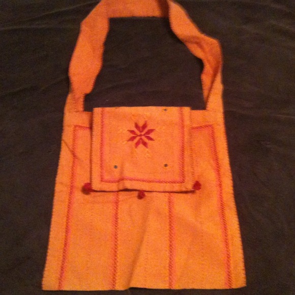 Orange Hobo bag