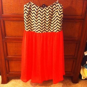 Bundle for @cheyy!! Coral dress and necklace.