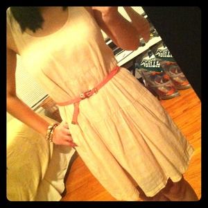 Light peachy nude summer dress
