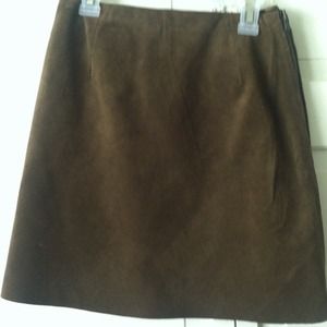 Banana Republic suede mini skirt