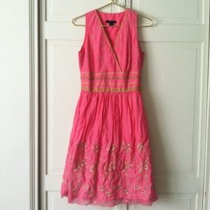 Pretty in pink sundress....