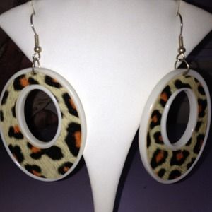 Leopard earrings