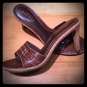 SOLD IN BUNDLE Ralph Lauren Leather Sandals