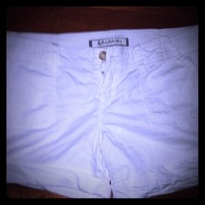 Abercrombie and Fitch White 100% Cotton Shorts.