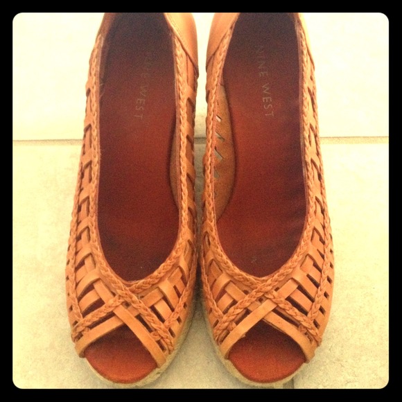 💝Tan Nine West Espadrilles