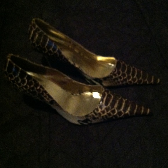 Snake Skin Heels