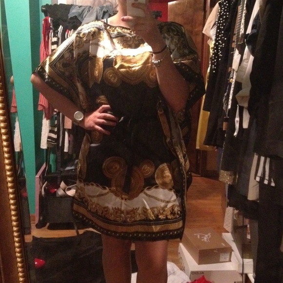 Kimono style dress. Versace inspired from ASOS