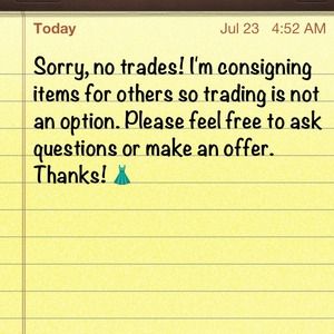 No trades