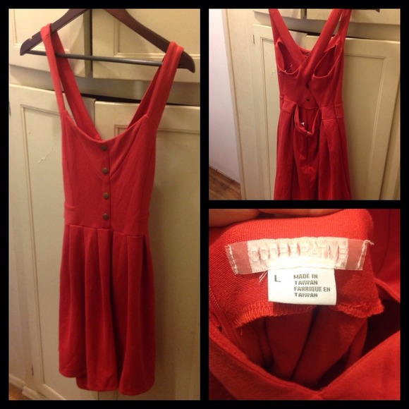 💢price reduced💢orange/red dress Urban Outfitters